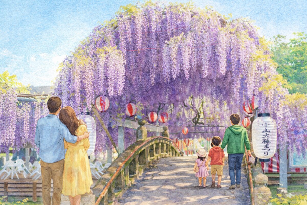 中山大藤まつり2026｜柳川の藤ライトアップと見頃情報 | とくなび福岡