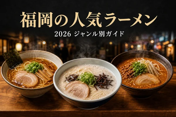 福冈拉面指南2026｜豚骨、味噌、酱油与蘸面