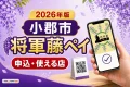 小郡市の将軍藤ペイ2026年版について申込と使える店を案内する文字入りアイキャッチ