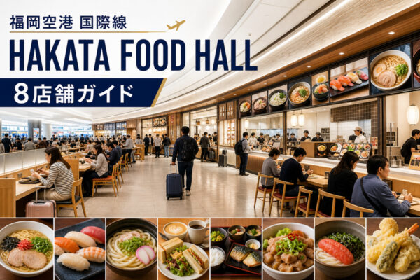 福岡空港国際線 HAKATA FOOD HALLの8店舗ガイド