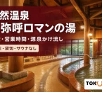天然温泉 卑弥呼ロマンの湯の実際の施設写真を参照してImagenで制作した記事アイキャッチ