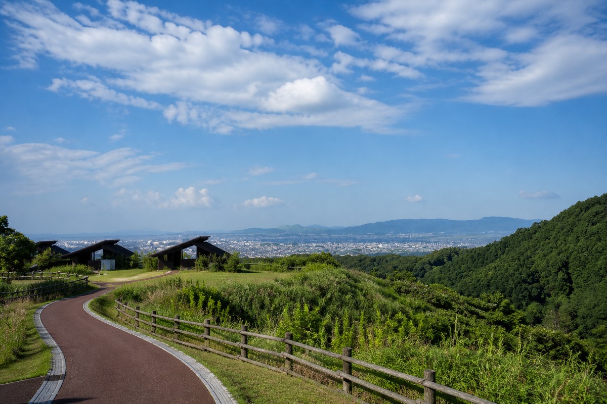 ABURAYAMA FUKUOKAの緑地から福岡市街を望む南区の案内イメージ