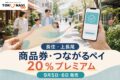 長住・上長尾 商品券・つながるペイの2026年情報、20%プレミアムと日程を案内するアイキャッチ