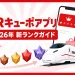 JRキューポアプリと2026年の新会員ランクを列車・スマートフォン・5段階の宝石で表した解説記事アイキャッチ